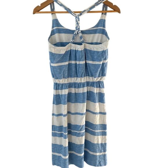 Lilly Pulitzer Lockwood Dress in Tide Blue Lazy Days Stripe Braided Back Size XS - Picture 7 of 13